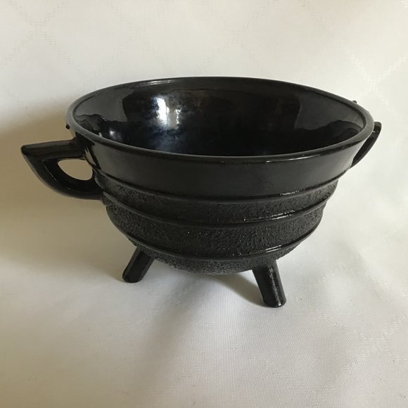 Vintage Black Amethyst Ebony Bowl Scrying/Gazing Bowl - Picture 2 of 8